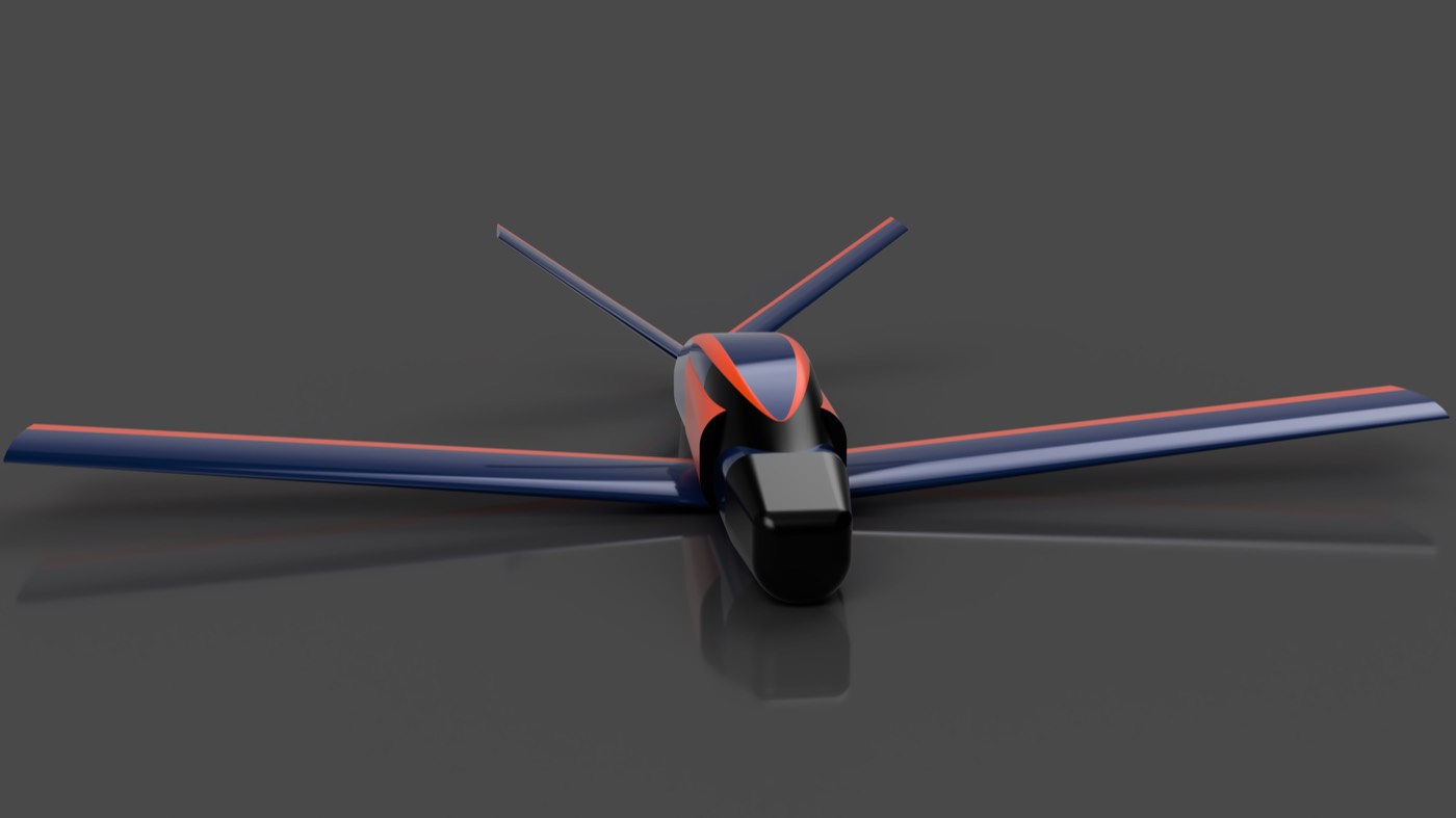 Study aircraft / CAD view