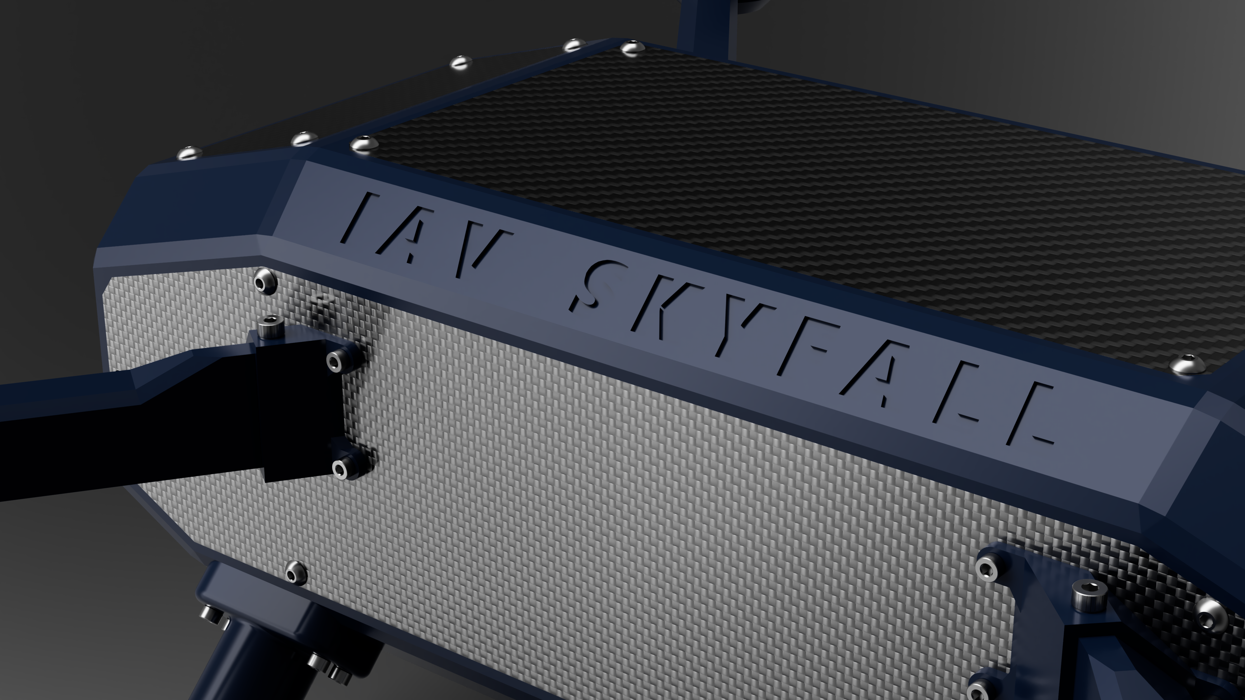Skyfall drone design, view 3